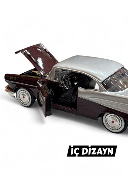 YILDIRIM OYUNCAK Diecast Metal 1955 Chevy Bel Air Model Araba