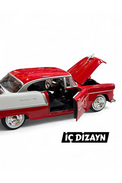 YILDIRIM OYUNCAK Diecast Metal 1955 Chevy Bel Air Model Araba