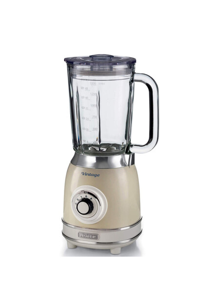 Blender VINTAGE 2.0 0583/03, 1000W, 1.5 l, 4 lame, 4 viteze + pulse, Zdrobitor de gheață, Bej