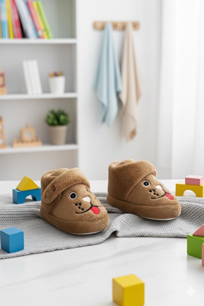 Animale drăguțe cu velcro, talpă anti-alunecare, pantofi pentru creșă, acasă, școală, pantofi pentru copii, papuci pentru copii, cizme pentru acasă