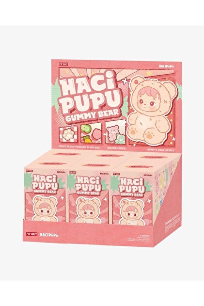 DMR Accessoire Popmart 6 adet full set haci pupu gummy bear ithal