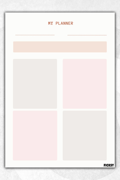 Timeless Multipurpose Daily Weekly Monthly Planner - A5 Size to Do - 50 Sheets - Planner