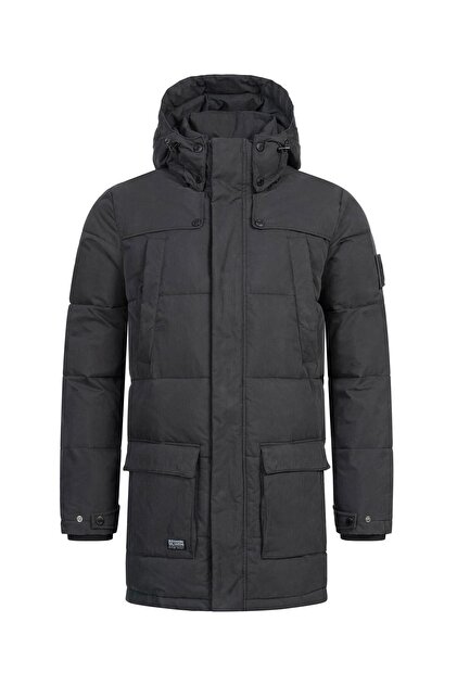 ALESSANDRO SALVARINI Giacca invernale trapuntata invernale da uomo AS-326, Nero , S