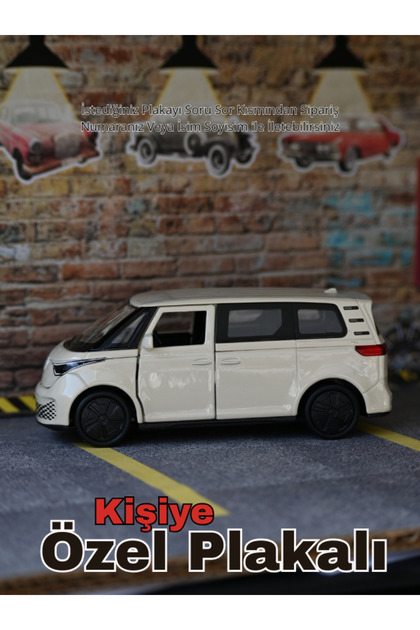 bebeym Volkswagen Elektrikli ID-Buzz Metal Araba - Volkswagen