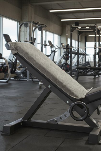 Active Spor Havlusu 50x100 cm - Kapaklı Bench Uyumlu Gym Fitness Havlusu