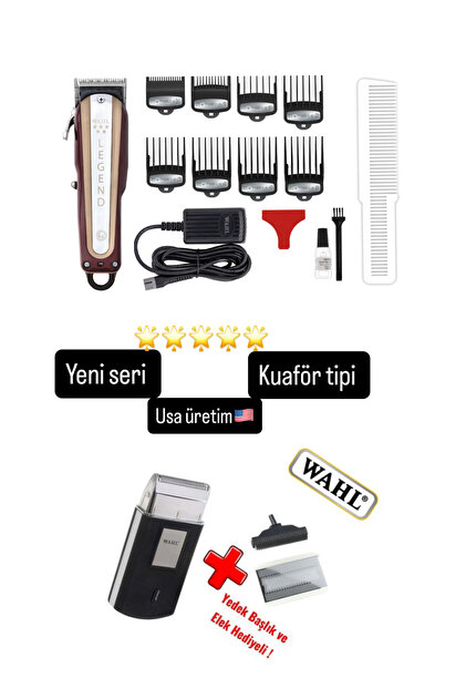 Wahl Magic Clip + Detailer Li Profesional Barber Combo Saç Kesme