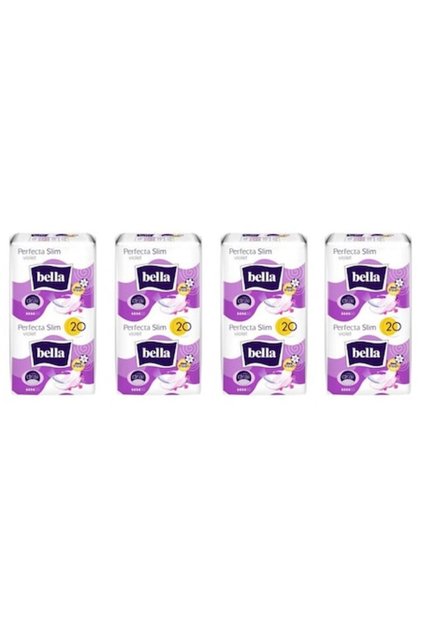 Set 4 x absorbante 20buc perfecta ultra violet