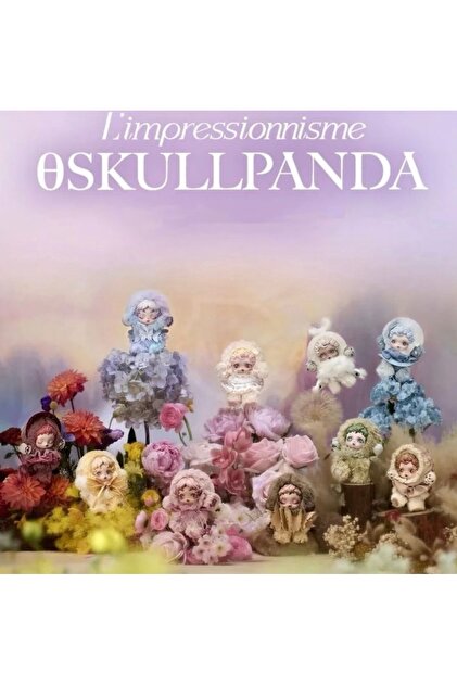 DMR Accessoire Popmart Skullpanda L' Impressionnisme serisi yeni