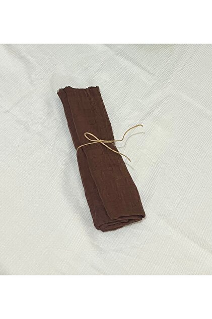 Bambu Kraş Şal Kahverengi