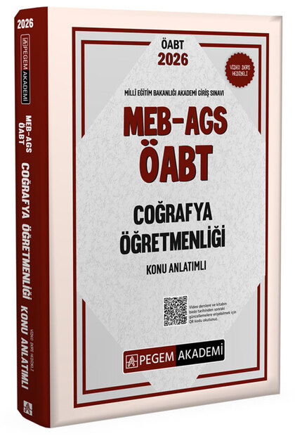 2026 MEB AGS ÖABT Coğrafya Öğretmenliği Konu Anlatımlı