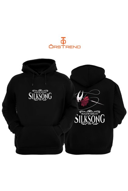Hollow Knight Silksong Baskılı Unisex Kapşonlu Sweatshirt