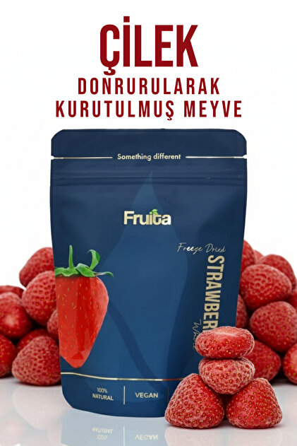 Fruita Bütün Çilek Kurusu Dondurularak Kurutulmuş Çilek Kuru Meyve