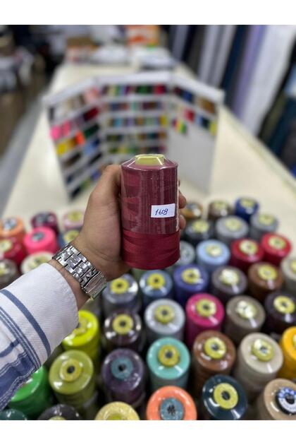 Dikiş ipliği 1609 renkli makine ipi 120 numara 5000 metre iplik