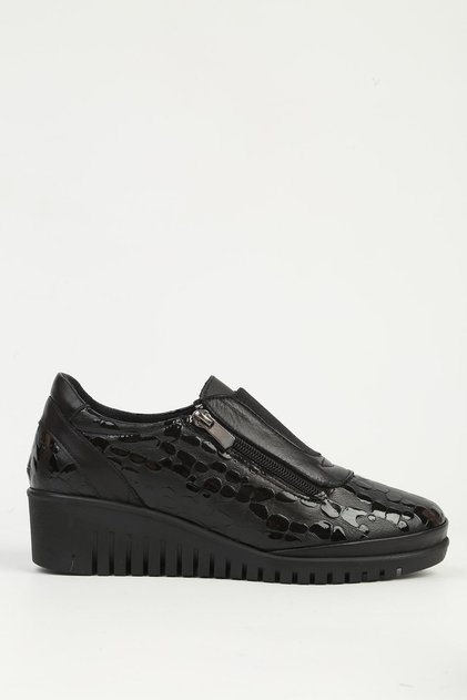 Burgundy Black Shoes Pc-55166