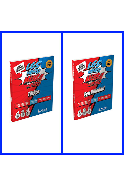 Muba Yayınları LGS KAFASI - MUBA KAFASI Türkçe ve Matematik Set