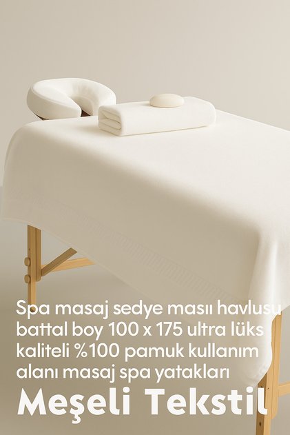 2-Piece Massage Spa Clinic Polikinlik Stretcher Towel Extra Large Size 100X175 | 100% Cotton Ultra Luxurious Thick Checkerboard