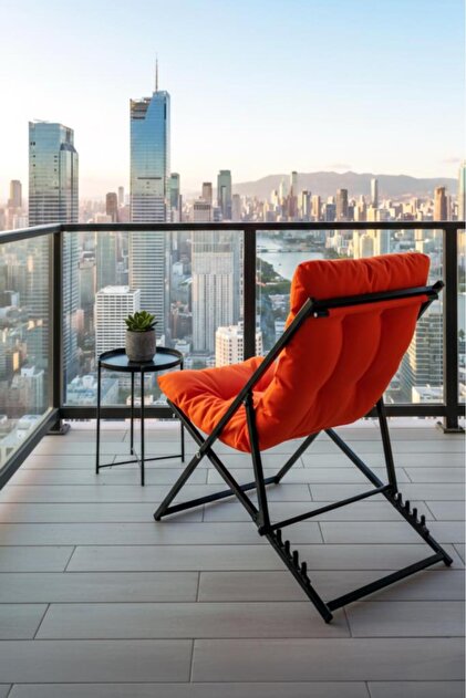 Flipper Polyamid Seat 定価36,500円 Niron Napper Katlanabilir Turuncu Şezlong - Su Geçirmez Kumaş
