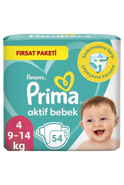 Active Baby Diapers Size 4 54-Piece Opportunity Pack
