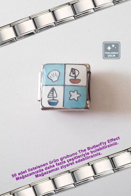 Italian Steel Bracelet - Single Charm