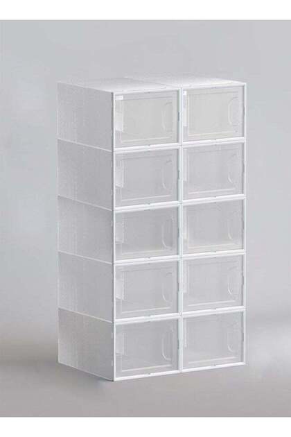 10 Pieces Household Stackable New Design Modular Shoe Storage Rack