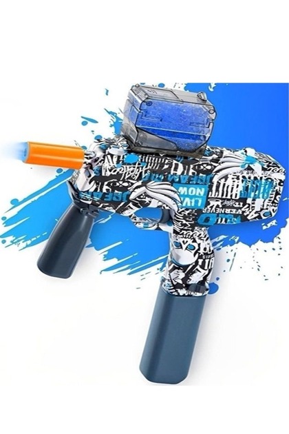 MP9 Shape Electric Automatic Hydrogel Balls Toy Gun with Safety Goggles and 5000 Gel Balls for Outdo