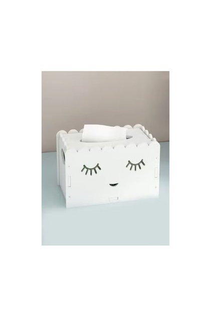 Multipurpose Hollow Pattern Design Tissue Box Portable Durable Tissue Holder