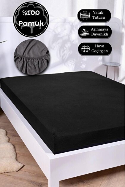 Cearșaf de pat elastic pentru o persoană – 160x200+30 cm Matriss
