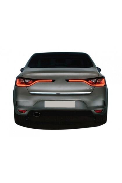 Renault Megane-4 Uyumlu 2016 Ve Üzeri Krom Sdn Bagaj Alt Çıtası Paslanmaz Çelik