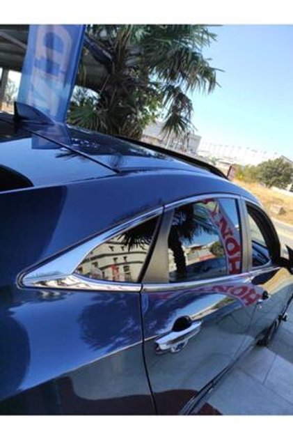 Civic Fc5 Krom Cam Çıtası 8 Parça