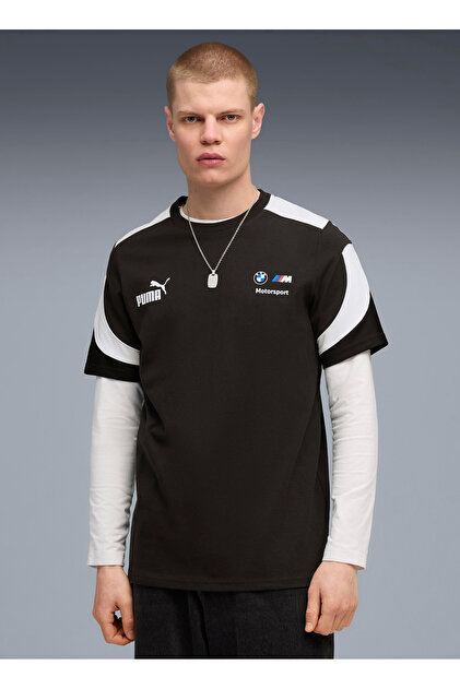 Puma 63251501 BMW MMS MT7+ TEE Blac Siyah Yuvarlak Yaka Regular
