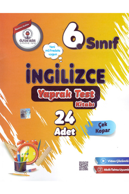 ÖZDEBİR YAYINEVİ Özdebir Yayınları 6.Sınıf Yaprak Test Seti 6 Ders