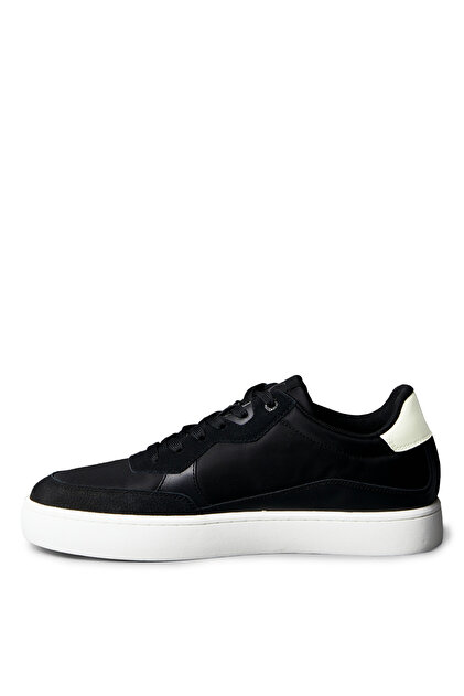 [美品]BLACK CLASSIC CALI MODEL　5x3mm セミドライ Calvin Klein Siyah Erkek Sneaker CLASSIC CUPSOLE MG NYLON MIX