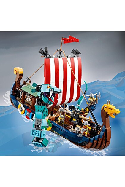 LEGO ® Creator 3'ü 1 Arada Viking Gemisi Ve Midgard Yılanı 31132-9
