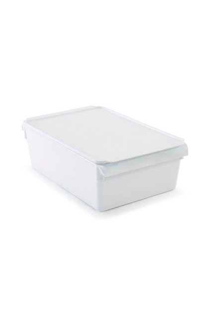 Covered Bathroom Kitchen Organizer Shelf Ps 325*205*100 mm White