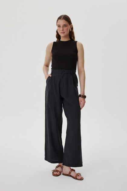 PİLE DETAYLI PANTOLON