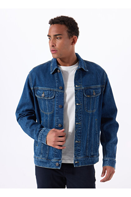 Lee Lacivert Erkek Denim Ceket L252001723 Lacivert Denim Ceket