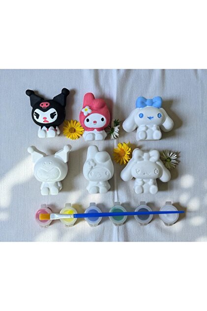 The Luma Atelier Kuromi - My Melody - Cinnamorol Taş Boyama Seti
