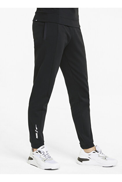 Puma 84743801 RAD/CAL Pants DK Blac Kırmızı Lastikli Bel Regular