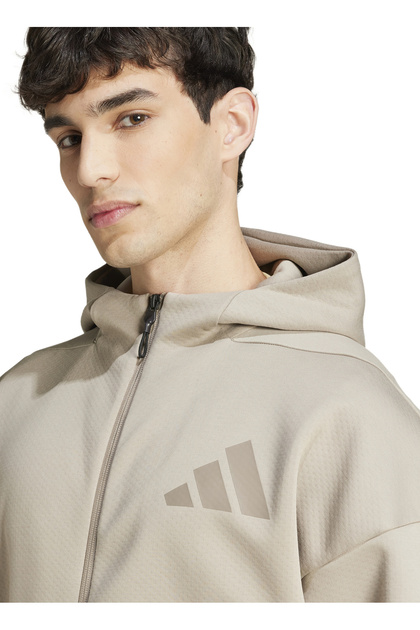 adidas JC5495 M Z.N.E. FZ Bej Normal Düz Erkek Zip Ceket - Fiyatı