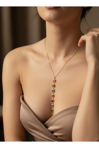 Colorful New Season Y Necklace