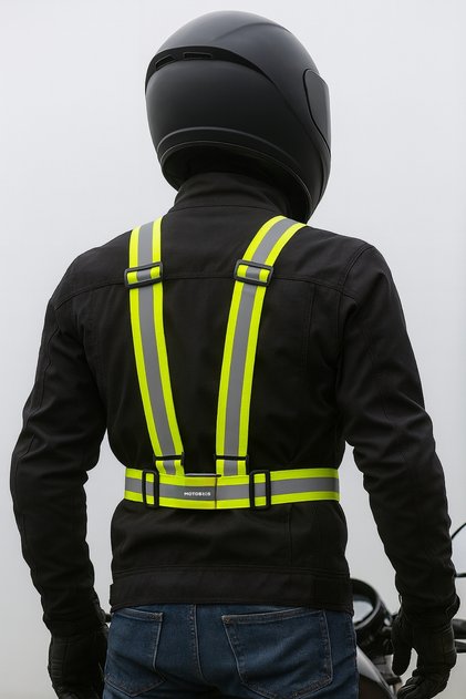 Motorcycle - Bicycle Reflective Belt Vest - Motorcycle, Bicycle And Scooter