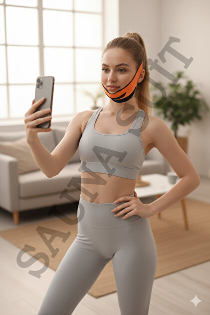 Beautiful Skin セット SAUNA SUIT Kadın Çene Şekillendirici Gıdı Toparlayıcı Uygulaması