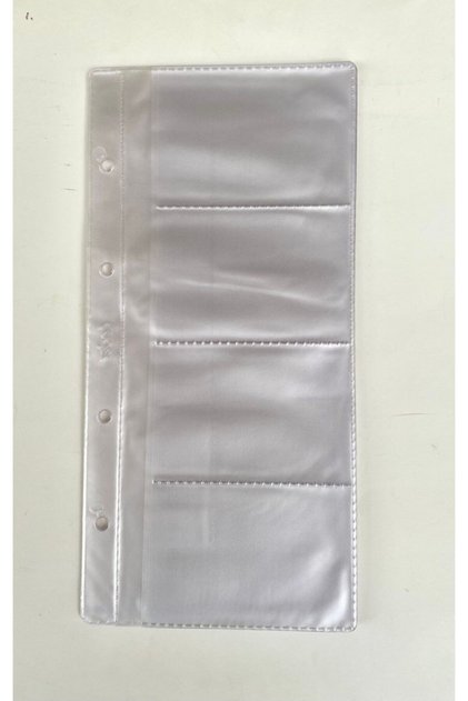 Business Card Holder with Mechanism, Narrow Refill, Transparent, 2 Pk 5043-0