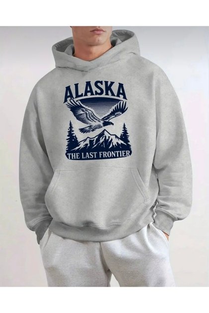 Alaska Printed Oversized Unisex Women/Men Hoodie Sweatshirt
