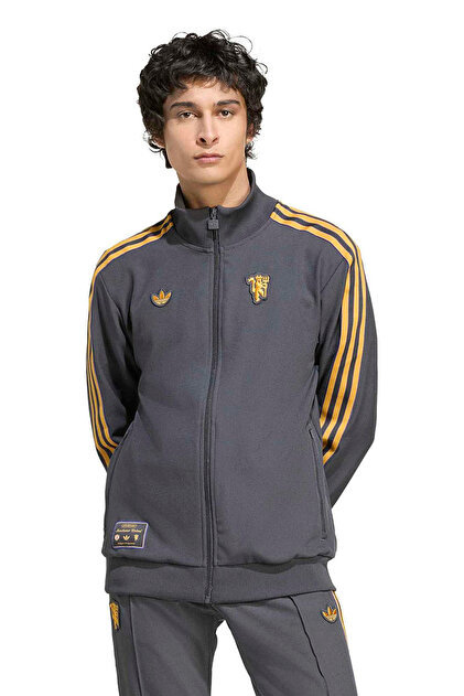 adidas Men's Manchester United Football Tracksuit Top Mufc Icon Tt
