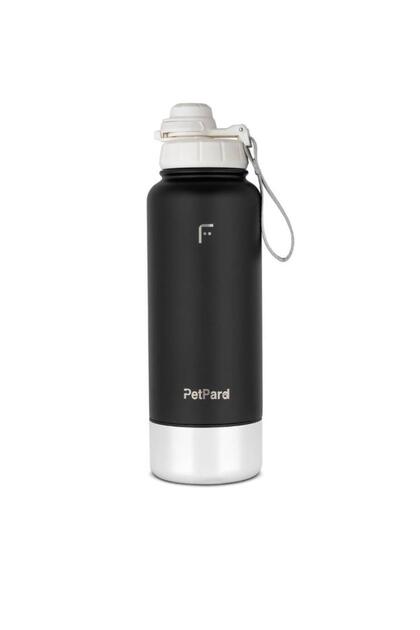 Petpard 2 In 1 Çelik Termos Siyah 1 Litre