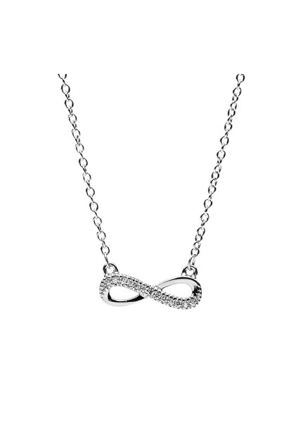 Colier Argint Infinity Love