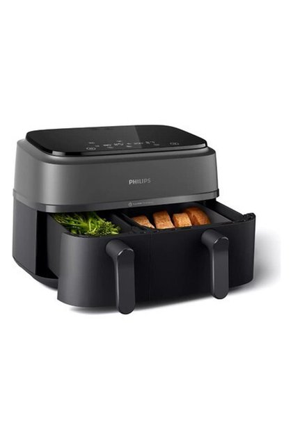Airfryer Yeni Nesil Çift Hazneli Yağsız Hava Fritözü (9 Litre)