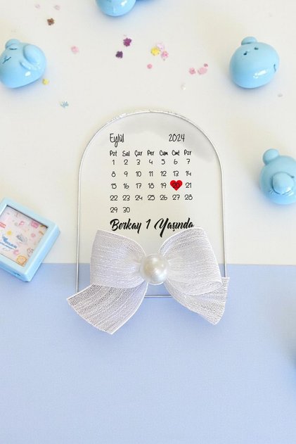 Yenidoğan Bebek - Doğum Günü - Baby Shower Hediyesi Şeffaf Magnet 10 Adet