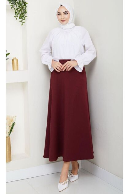 Gathered Sleeves Poplin Shirt